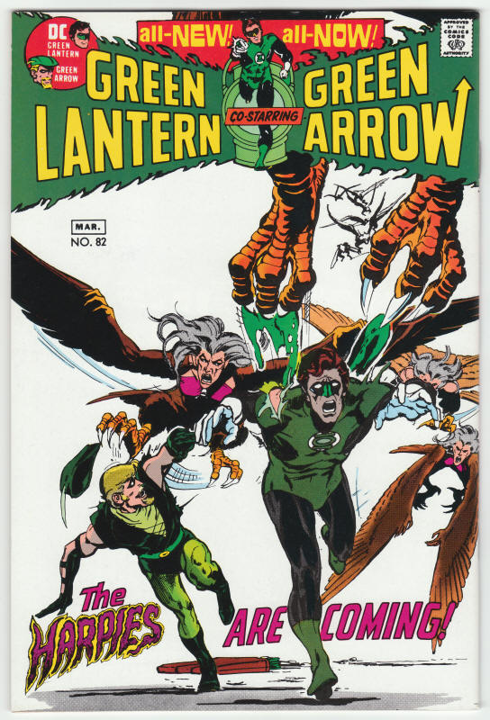 Green Lantern Green Arrow #4 back cover
