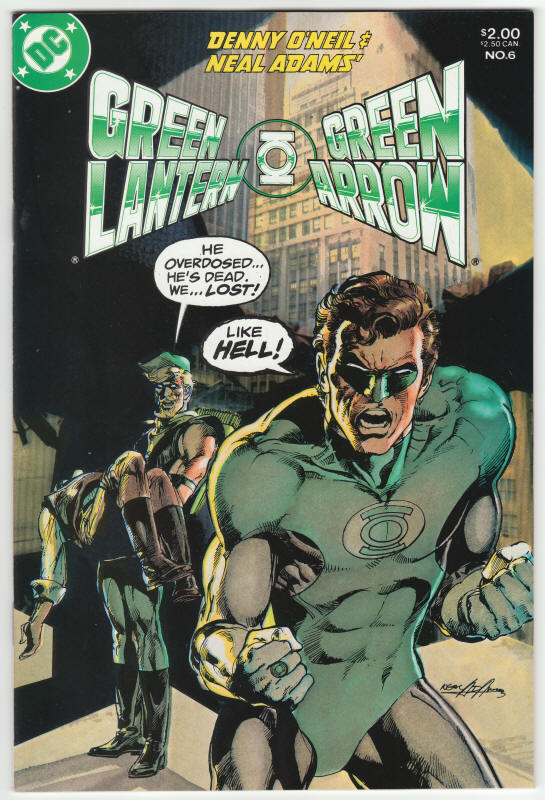 Green Lantern Green Arrow #6 front cover