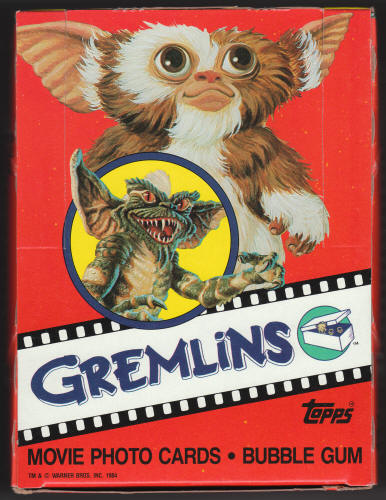 1984 Topps Gremlins Empty Wax Box