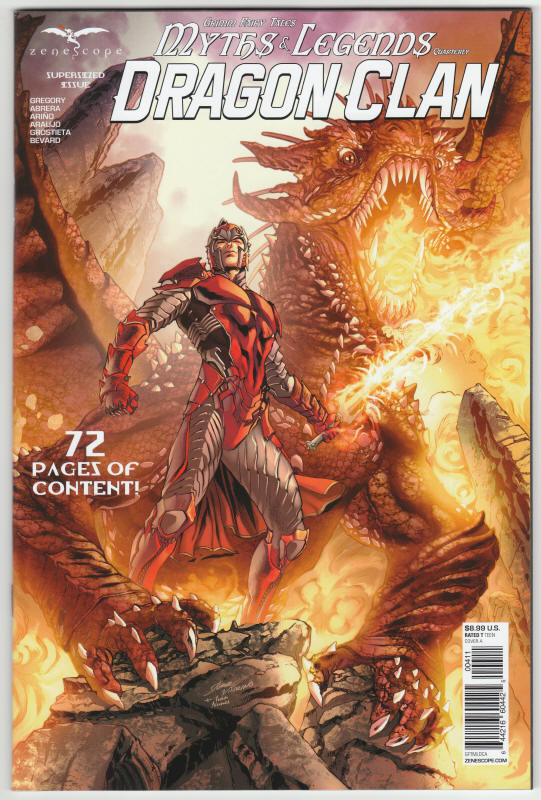 Grimm Fairy Tales Myths Legends Quarterly Dragon Clan front cover