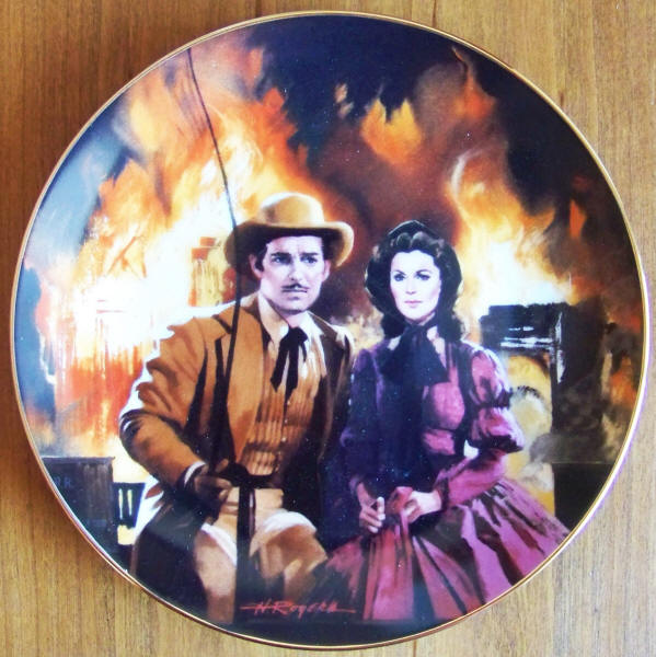 Gone With The Wind Golden Anniversary Plate 2 front