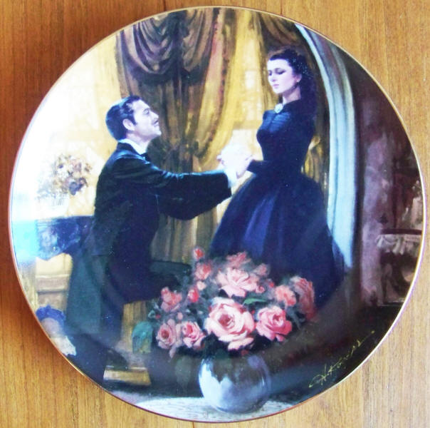 Gone With The Wind Golden Anniversary Plate 4 front