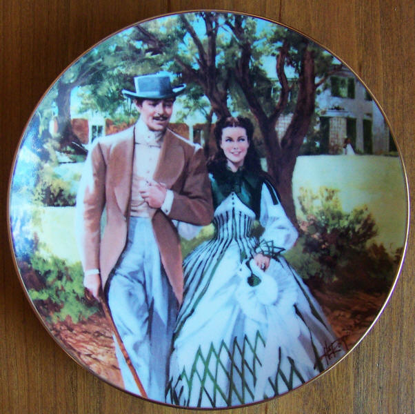 Gone With The Wind Golden Anniversary Plate 5 front