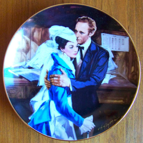 Gone With The Wind Golden Anniversary Plate 7 front