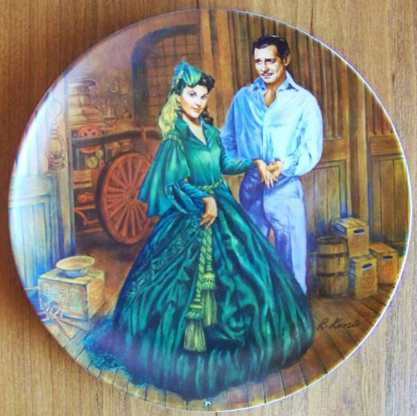 Gone With The Wind Plate 7 front