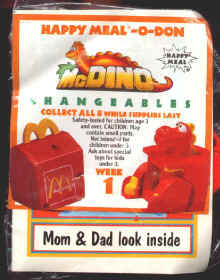 McDino Changeable Happy Meal Toy