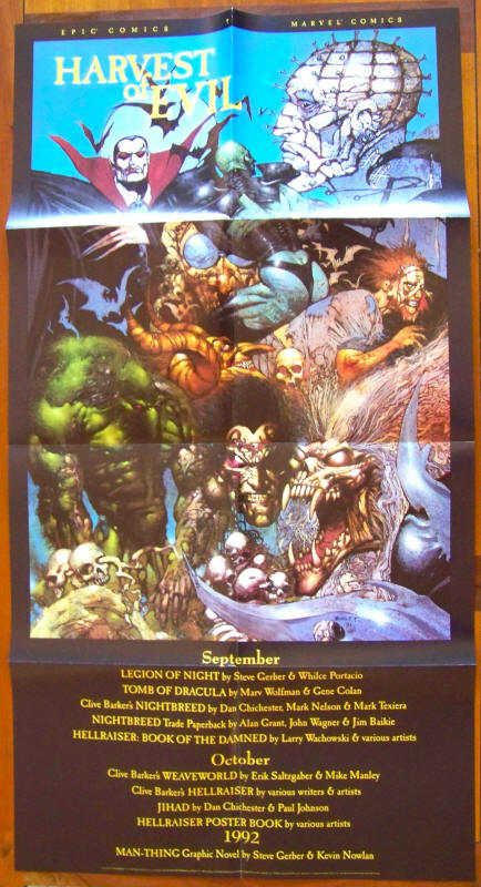 Harvest Of Evil Simon Bisley Promo Poster