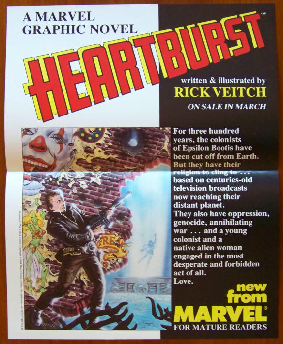 Heartburst Marvel Comics Promo Poster