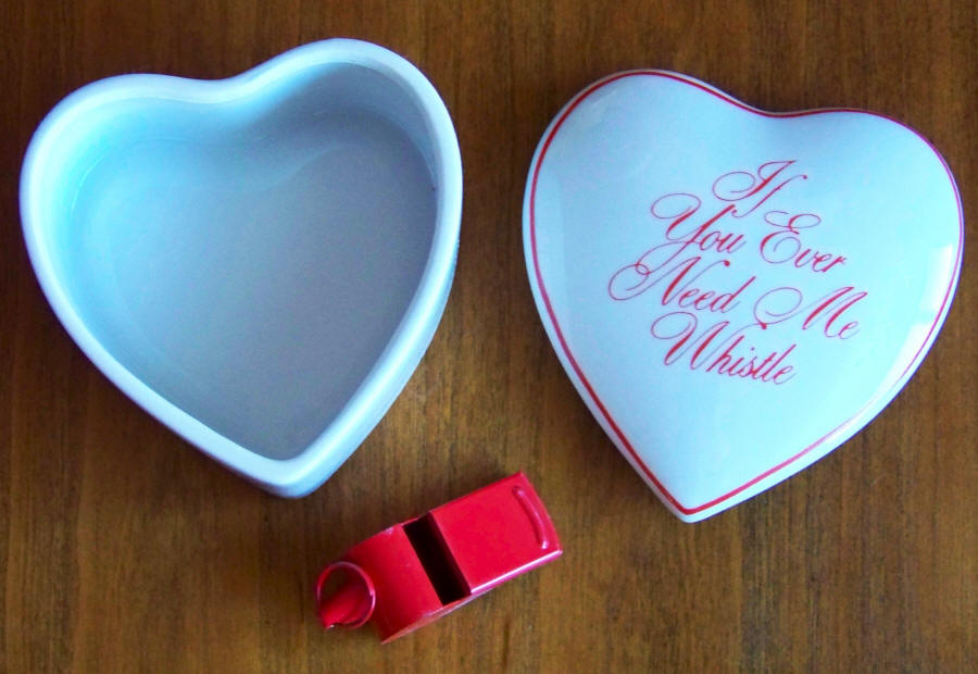 Heart Shaped Ceramic Treasure Box