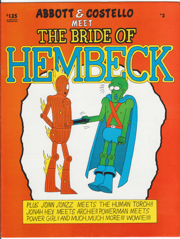 Abbott and Costello Meet The Bride Of Hembeck front cover