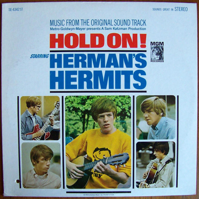 Hermans Hermits Hold On Soundtrack jacket front