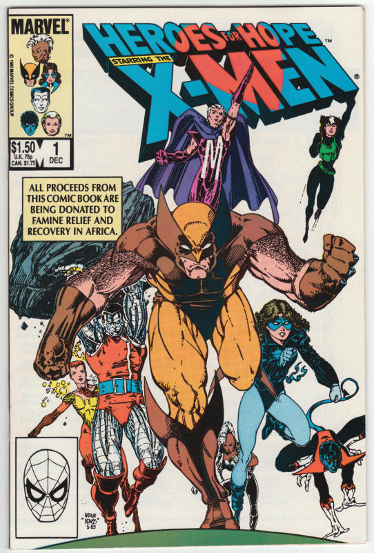 Heroes For Hope Starring The X-Men #1 front cover