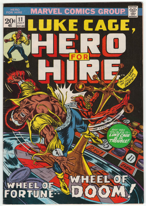 Hero For Hire #11 front cover