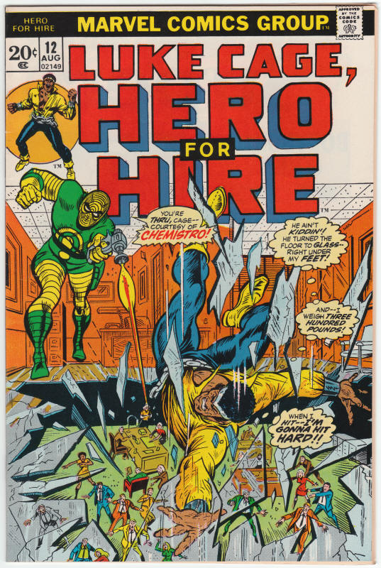 Hero For Hire #12 front cover