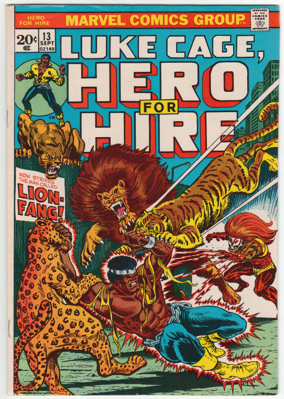 Hero For Hire #13 front cover