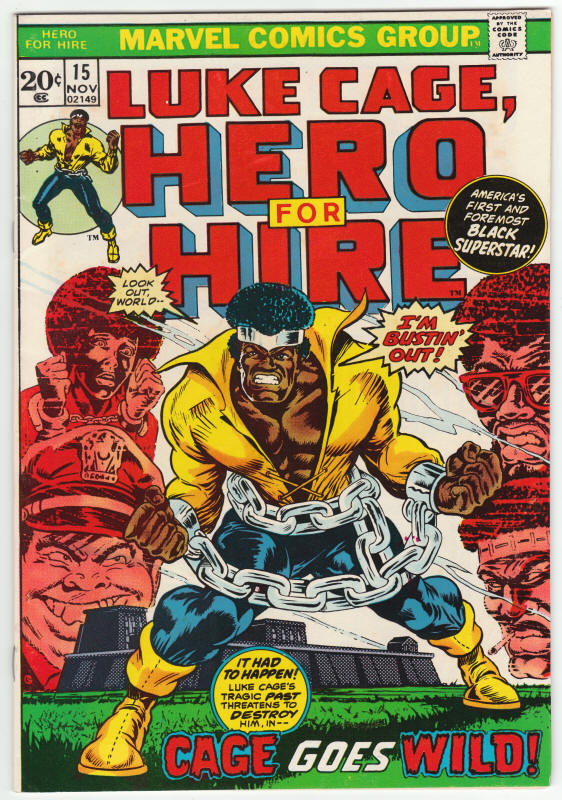 Hero For Hire #15 front cover