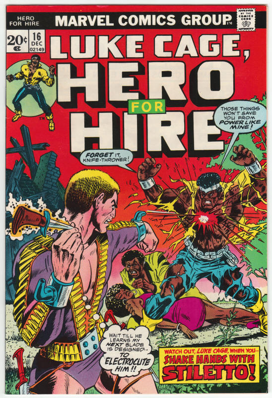 Hero For Hire #16 front cover