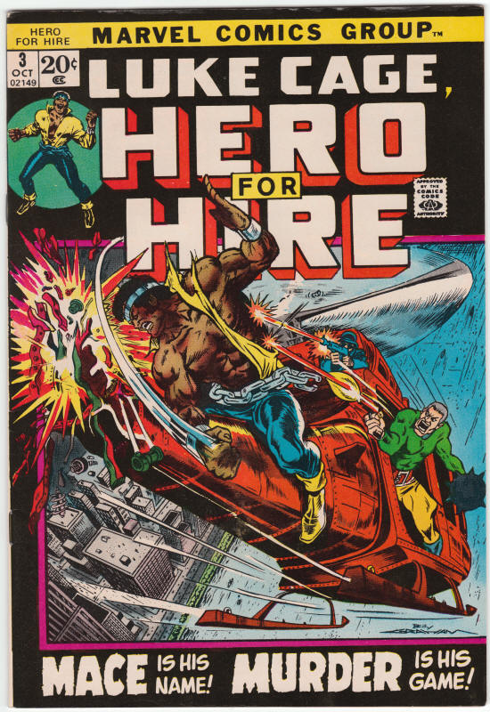 Hero For Hire #3 front cover