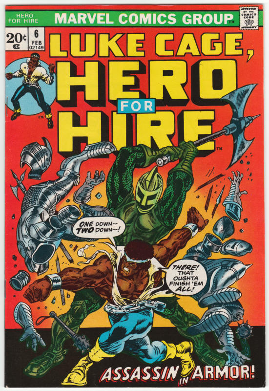 Hero For Hire #6 front cover