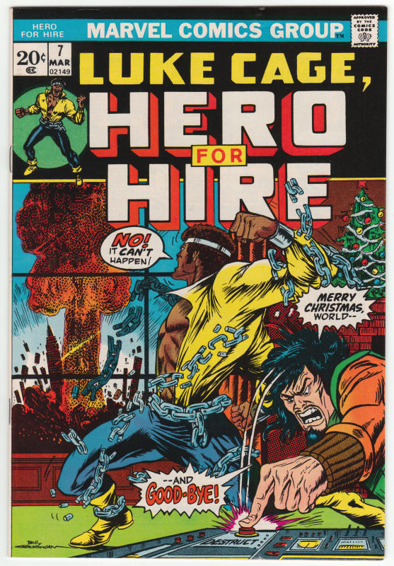 Hero For Hire #7 front cover
