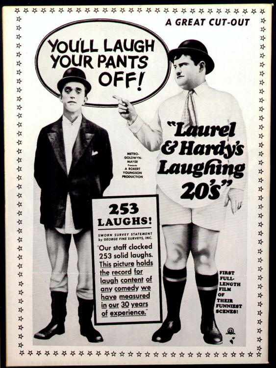 The History Of Laurel And Hardy back cover
