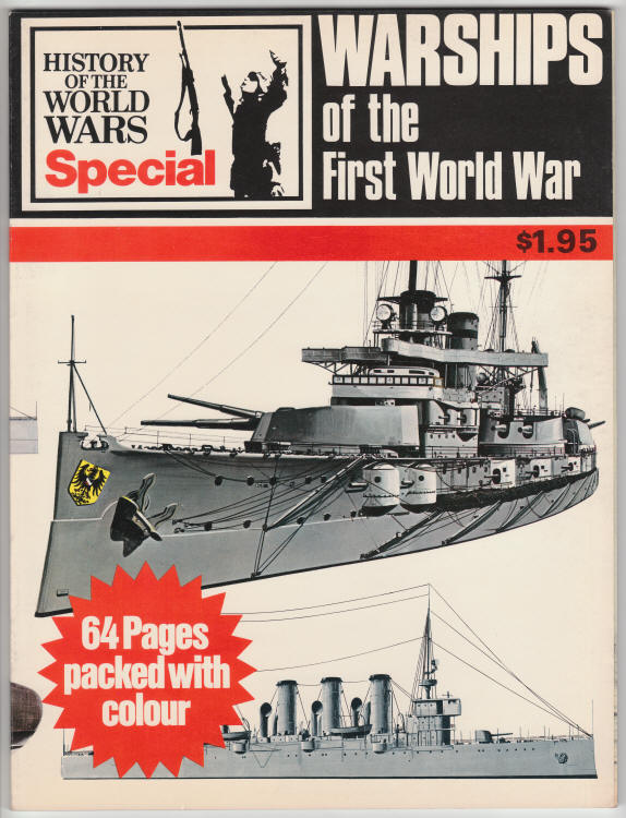 History Of The World Wars Special Warships Of The First World War front cover