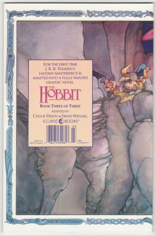 The Hobbit Book 3 back cover