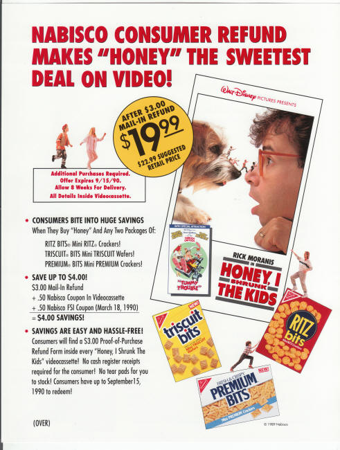 Honey I Shrunk The Kids VHS Promo Pack