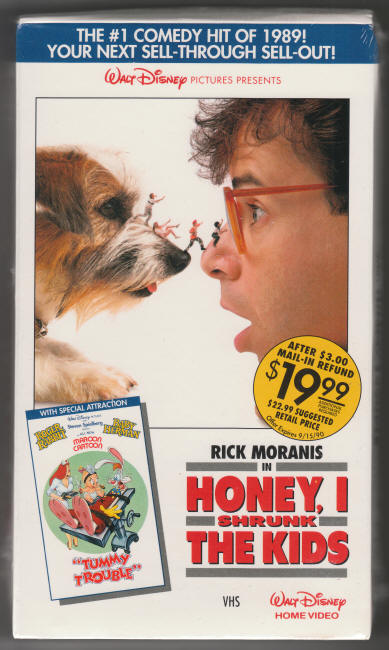 Honey I Shrunk The Kids VHS box