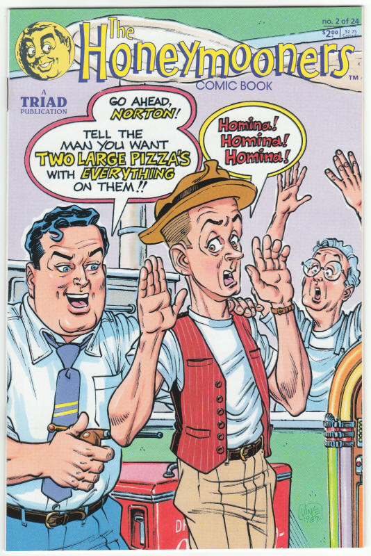 The Honeymooners #2 Triad front cover