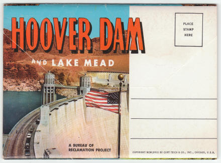Hoover Dam 1968 Souvenir Folder
