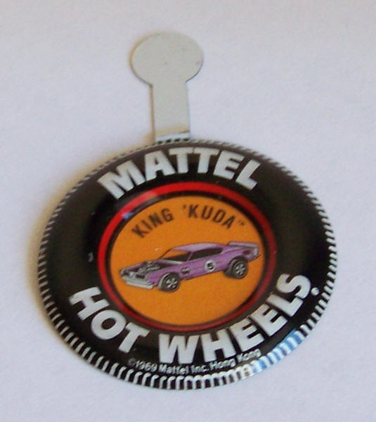 Mattel Hot Wheels King Kuda button front