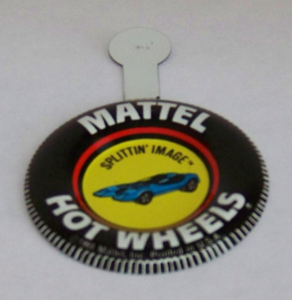Mattel Hot Wheels Splittin Image button 1969