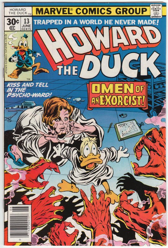 Howard The Duck #13 First KISS front cover