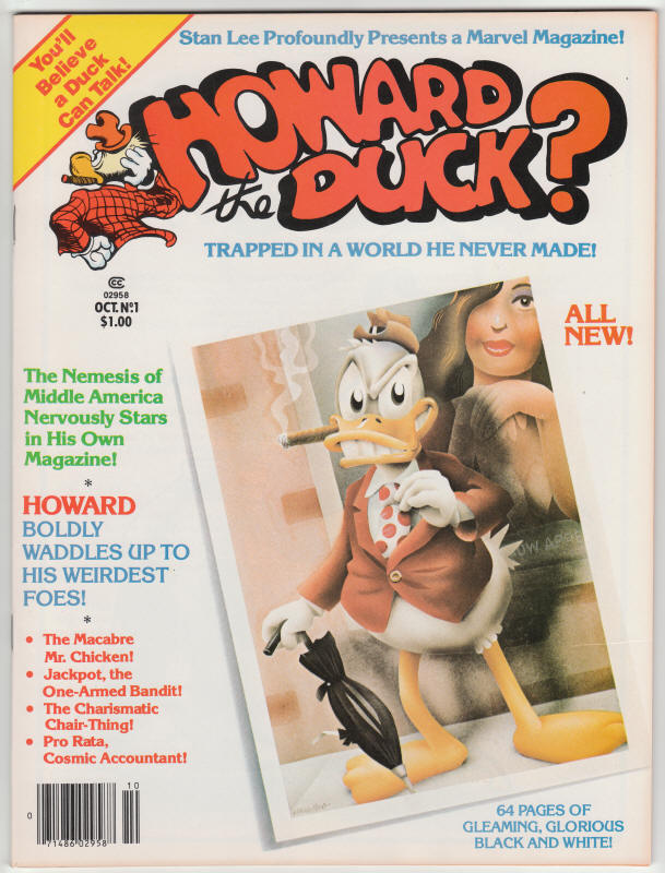 Howard The Duck Magazine #1 front cover