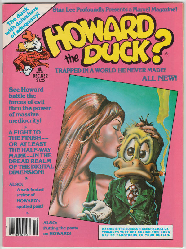 Howard The Duck Magazine #2 front cover