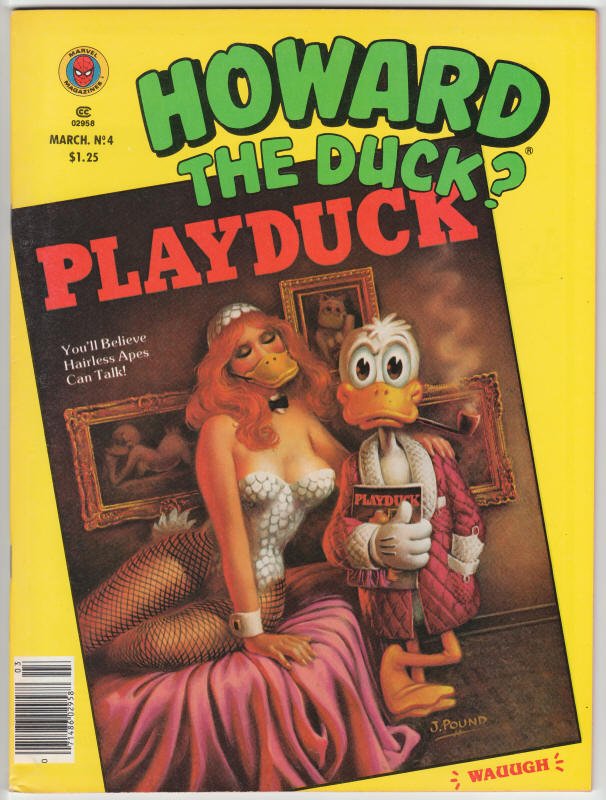Howard The Duck Magazine #4 front cover