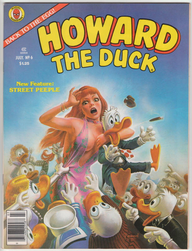 Howard The Duck Magazine #6 front cover