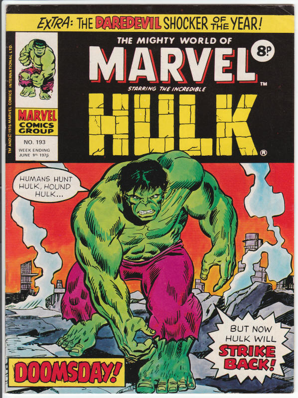 The Mighty World Of Marvel #193 front cover