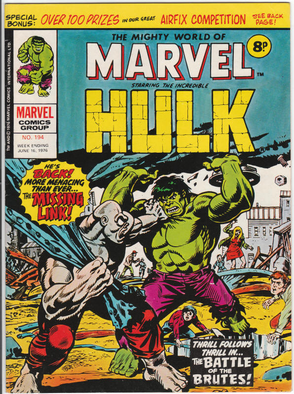 The Mighty World Of Marvel #194 front cover