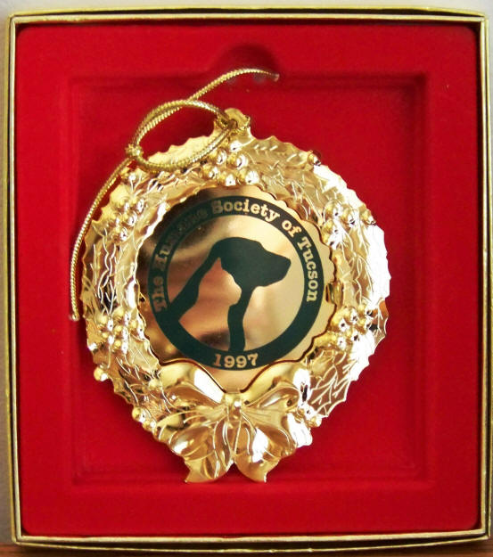 1997 Humane Society Tucson Christmas Ornament