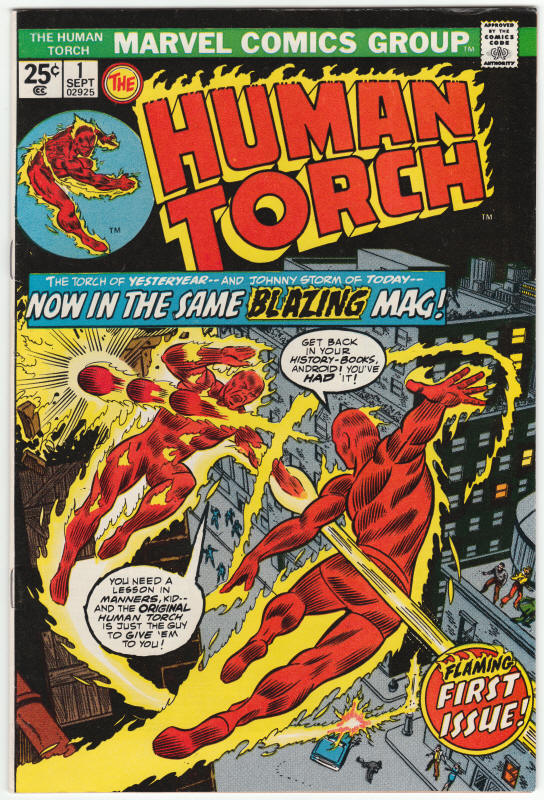 The Human Torch #1 front cover