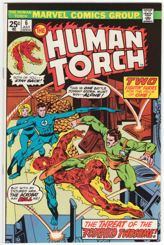 The Human Torch #6 front cover