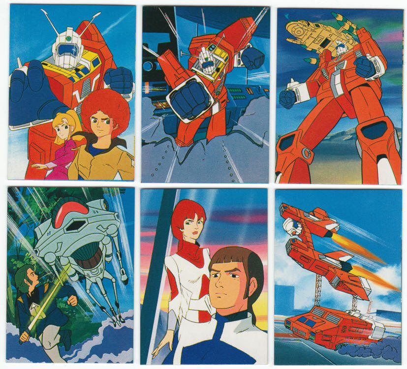 1982 Yamakatsu Space Runaway Ideon Trading Cards