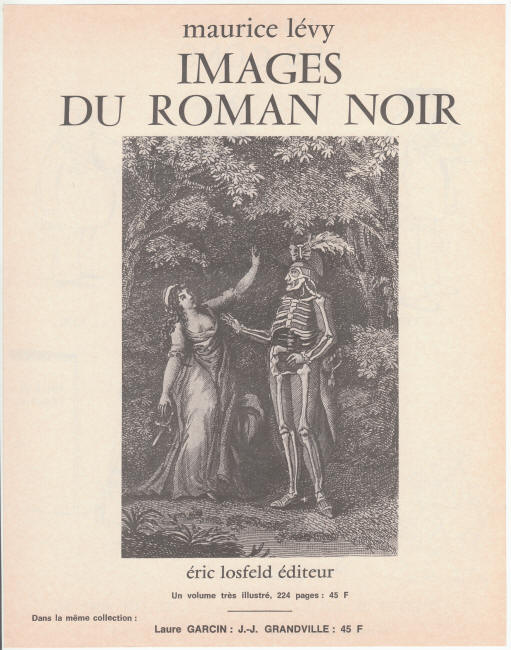Images du Roman Noir French Promo Flyer 1971