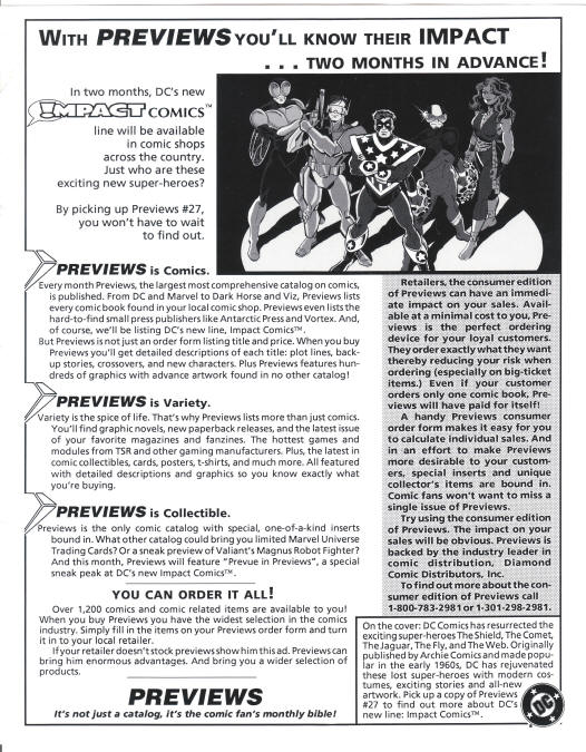 Impact Comics Promo