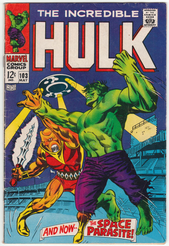 Incredible Hulk #103 front cover