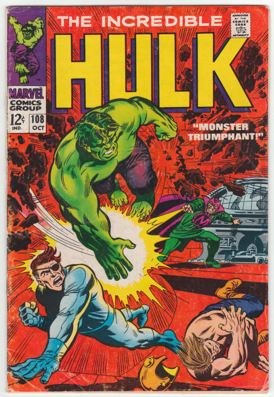 Incredible Hulk #108 front cover