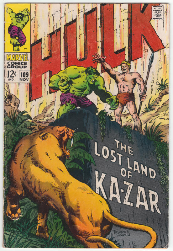 Incredible Hulk #109 front cover