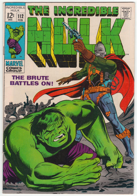 Incredible Hulk #112 front cover